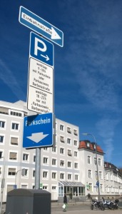 parking sign/Parkschild